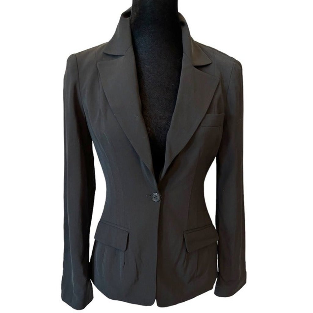 Jenne Maag Black Career Jacket Small Xs